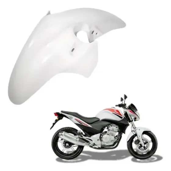 Paralama Dianteiro Honda Cb 300 Cb 300R 2009 Á 2015 Branco Pro Tork ENVIO IMEDIADO