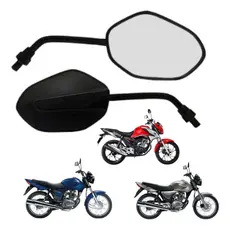 Par Retrovisor Espelho Honda Cg Titan Fan 125 150 160 Biz Pop Xre 300 Modelo Mini ENVIO IMEDIATO