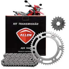 Kit Relação Tração Transmissão Nxr Bros 150 2009 Até 2015 Allen ENVIO IMEDIATO