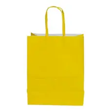 Sacola De Papel Com 20 Unidades Presentes Cor Amarelo