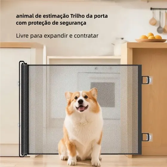 Rede de isolamento de cerca para pets! Design dobrável, cria facilmente um espaço exclusivo para pets