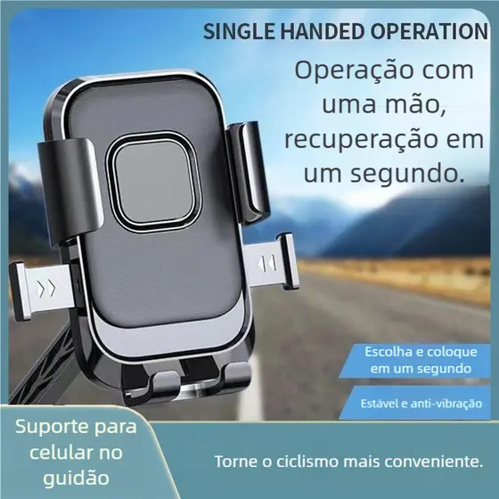 Suporte Celular Painel Moto – Impermeável Ciclismo, Universal