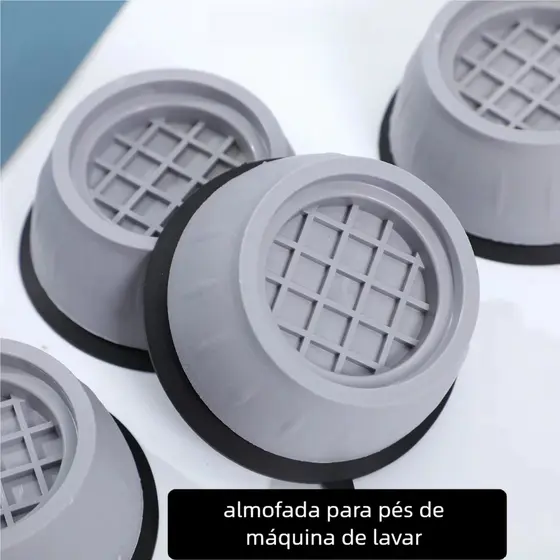 Pé antideslizante universal para máquina de lavar, mesas e cadeiras
