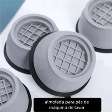 Pé antideslizante universal para máquina de lavar, mesas e cadeiras
