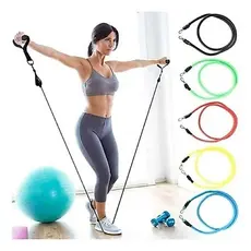 Elásticos Puxar Corda 11 Peças Casa Ginásio Equipamentos Treino Exercício Resistência