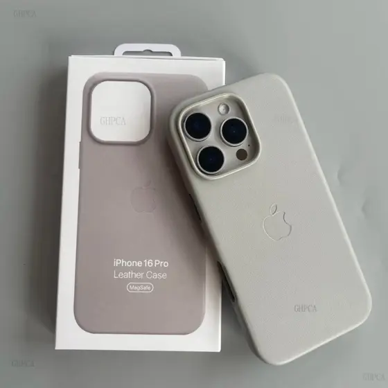 Capa De Couro Para iPhone 16E 16 pro Max 16 plus 15 14pro Com Magnética De Carregamento Sem Fio Telefone