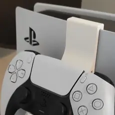 Suporte Controle PS5 Encaixe Lateral Organizador Dualsense Porta Joystick Sem Furo
