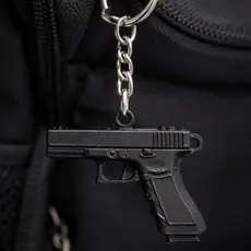 Chaveiro Glock / Arminha Miniatura com Design Realista e Detalhado