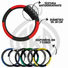 Kit com 10 Capas de Volante Automotiva Pvc Antiderrapante - Estilo e Conforto