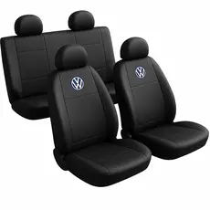 Capa Automotiva Para Bancos Volkswagen - 90% Couro e 10% Tecido (Couro e Pluma)