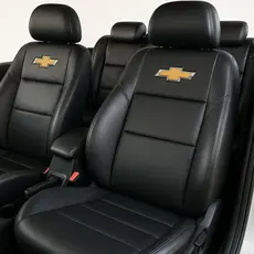 Capa Automotiva 100% Couro Sintético Impermeável GM Chevrolet – Revestimento Premium
