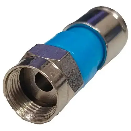 Conector F Rg59 Compressao Pacote Com 50 Peças