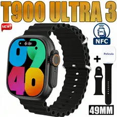 T900 Ultra Smartwatch Relógio Inteligente Prova Bluetooth Monitoramento De Saúde Exercício Contagem