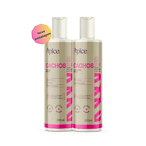 Kit Apice Shampoo Condicionador Cachos Nutrição 300ml