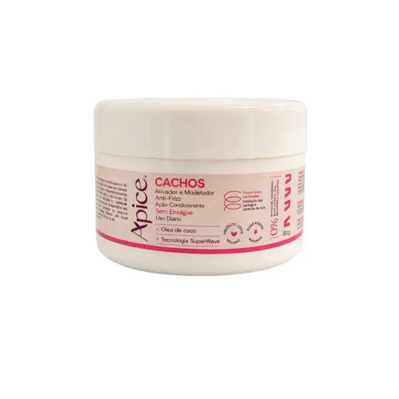 Ativador de cachos Cachos Apice 80g Ativador de cachos Modelador