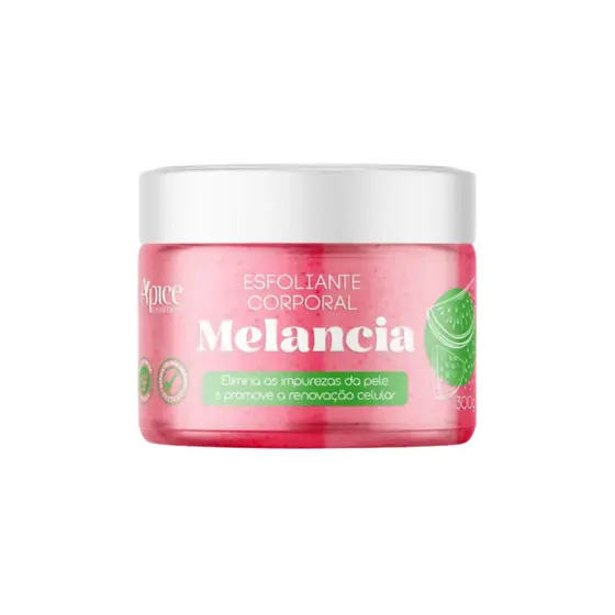 Esfoliante Corporal Melancia Apice 300g Renova a pele Elimina as impurezas