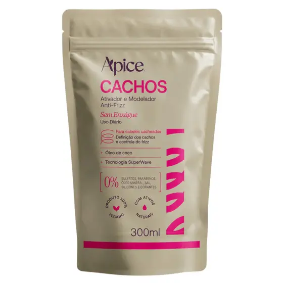 Ativador e Modelador Anti-Frizz Cachos Refil 300ml