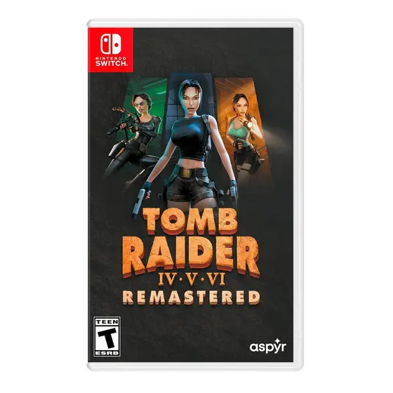 Tomb Raider IV-VI Remastered Starring Lara Croft Switch Midia Fisica