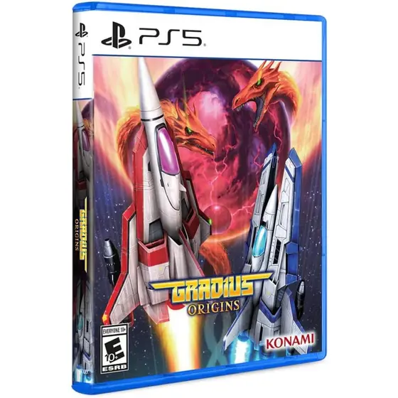 Gradius Origins Capa Salamander 3 PS5 Limited Run Midia Fisica