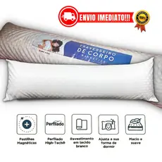 Travesseiro de Corpo Ortopédico Magnético Antialérgico Extra Xuxão Pillow