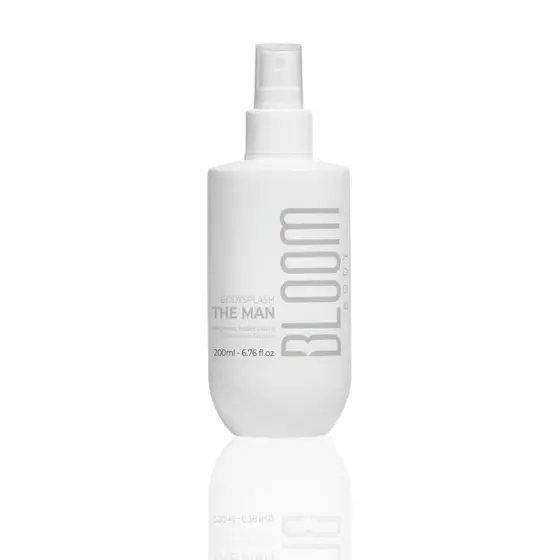 Bloom Body - Body Splash The Man 200 ml - Fragrância Cítrica, Aromática, Masculina - Para Uso Diario