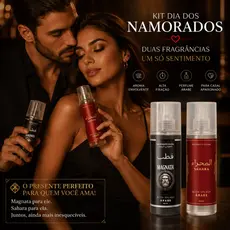 Kit Dia dos Namorados Body Splash Árabe Magnata + Sahara 200ml cada