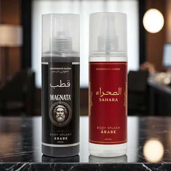 ✨ Kit Body Splash Árabe – Sahara & Magnata | 200ml ✨
