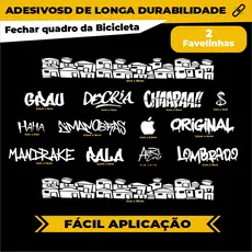 Cartela Adesivos Para Fechar Quadro Bike de Longa Durabilidade Auricorte