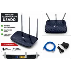 Roteador Wi-Fi Internet TP-Link Wireless Archer C20 AC750 WI-FI DUAL BAND 2.4GHz e 5G Hz - Alta Velocidade Estabilidade