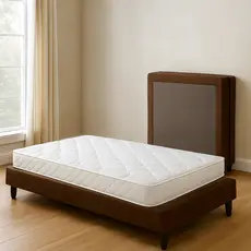 Base Cama Box Colchão Solteiro Fácil De Montar Reforçado Desmontável 88x188cm Moderno