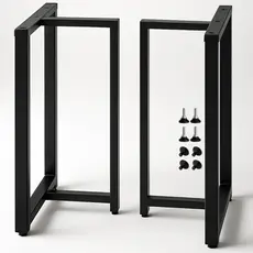 Pé de Mesa Estilo Industrial Moderna Base Ferro Modelo T 75 x 60 Metalon Escrivaninha Jantar