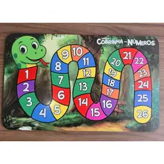 Brinquedo Pedagógico EducativoMadeira Quebra Cabeça Cobra Cobrinha Alfabetização Alfabeto Ou Números