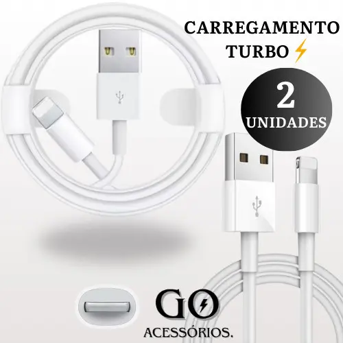 Cabo De iPhone Carregamento Rápido Turbo Lightning USB 1 Metro