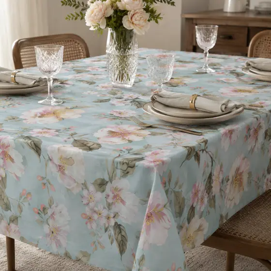 Toalha de mesa Termica 90° Graus Pvc Estampado Impermeavel 4, 6, 8 Lugares