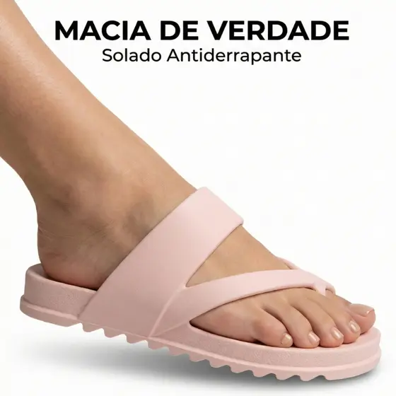 Chinelo Sand谩lia Feminina Papete Slide Rasteirinha Conforto Antiderrapante Ver茫o