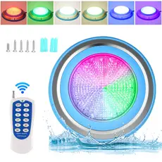 Iluminação LED para Piscina 36W Aço Inox Resistente & Uniforme