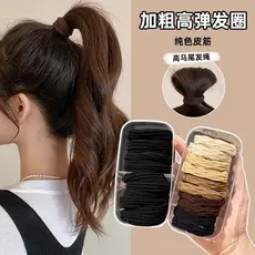 Elástico de cabelo altamente elegante e atraente, alta elasticidade e durabilidade, corda de cabelo 2025, acessório femi