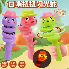Brinquedo Antiestresse Infantil em Forma de Cobra que Balança e Gira, Mercadoria para Pequenas Vitrines, Brinquedo Ilumi