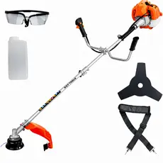 Roçadeira Lateral À Gasolina 52cc 2t Grama Jardim