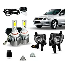 Kit Farol De Milha Celta 2007 A 2015 Lâmpada Super Led 2d
