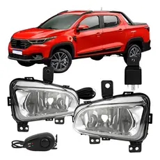 Kit Farol Milha Strada 2020 2021 22 2023 2024 Botão Colante