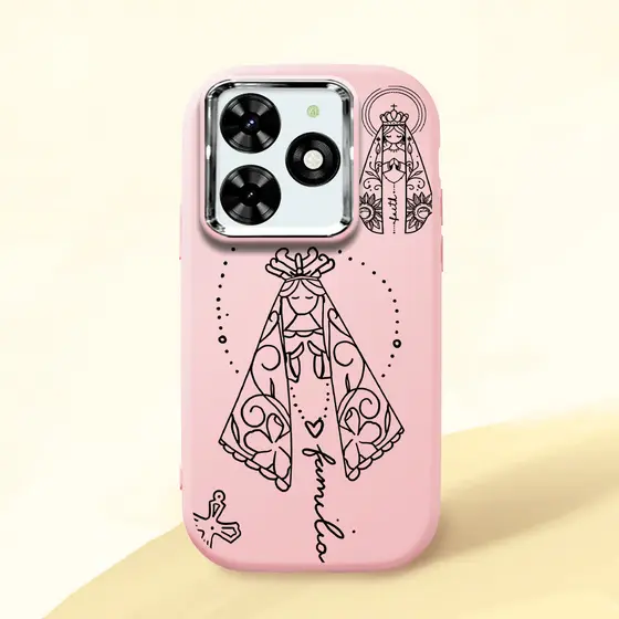 Capinha Jesus Para Infinix Smart 8 Pro HD Plus Hot 40i Tecno Spark 20 20C Pop 8 Go 2024 Capa Protetora Lens PDD 1581
