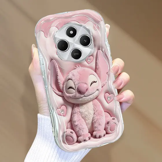Capinha Para Xiaomi Redmi 14C A4 4G 5G Capa De Silicone Macio Borda Wave Anti Choque Proteção Case NYW 3405