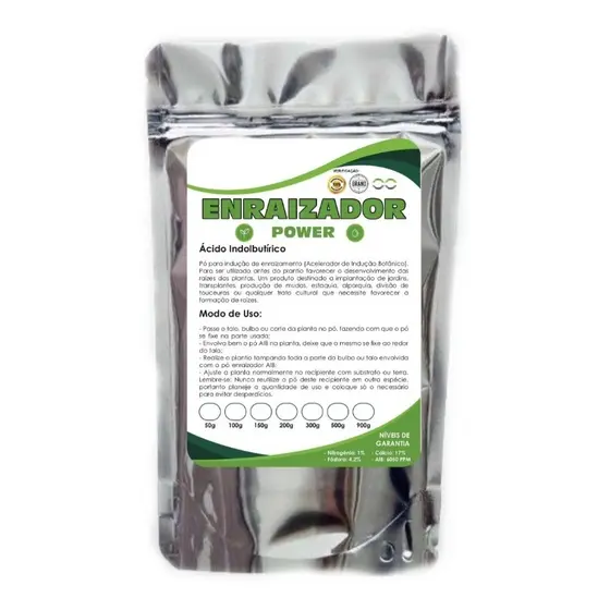 Ácido Indolbutírico Aib Pó Enraizador Hormônio 6000ppm 300gr