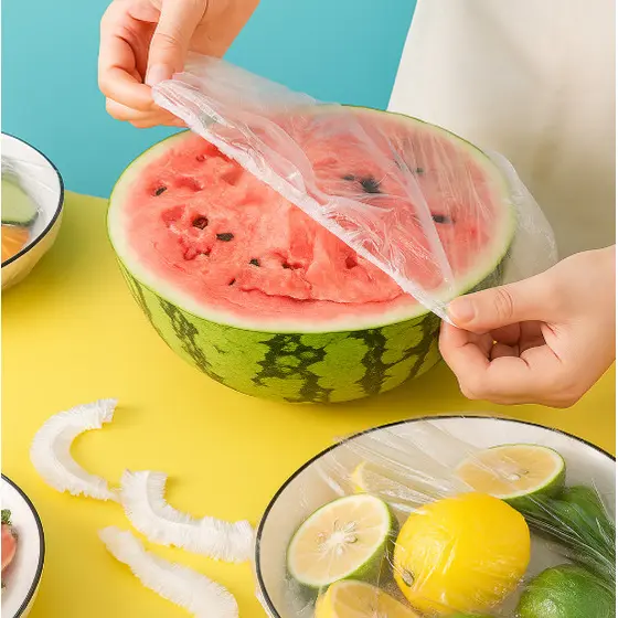 Kit com 300 Tampas Plásticas Descartáveis para Potes e Alimentos