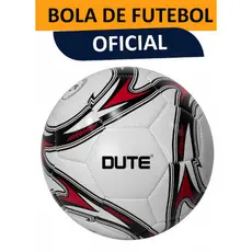 Bola de Futebol Tamanho Oficial Nº 5 Costurada em Couro Sintético Cor Branca
