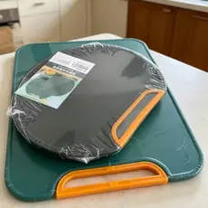 Tábua De Corte Antibacteriana À Prova De Mofo Com Suporte Em Pé Para Cozinha 30cm +27CM