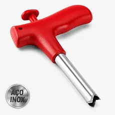 Furador Abridor de Coco Verde Manual INOX Profissional Original Line Fura Coco Ergonomico
