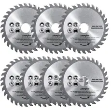 Kit 7/5/4/2 Disco Madeira 30 Dentes 110x22,23mm Serra Circular Makita Corte MDF MDP Caibro Ripa