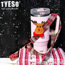 Copo térmico para carro TYESO Grande Capacidade Aço Inoxidável Mantém Bebidas Geladas por Horas